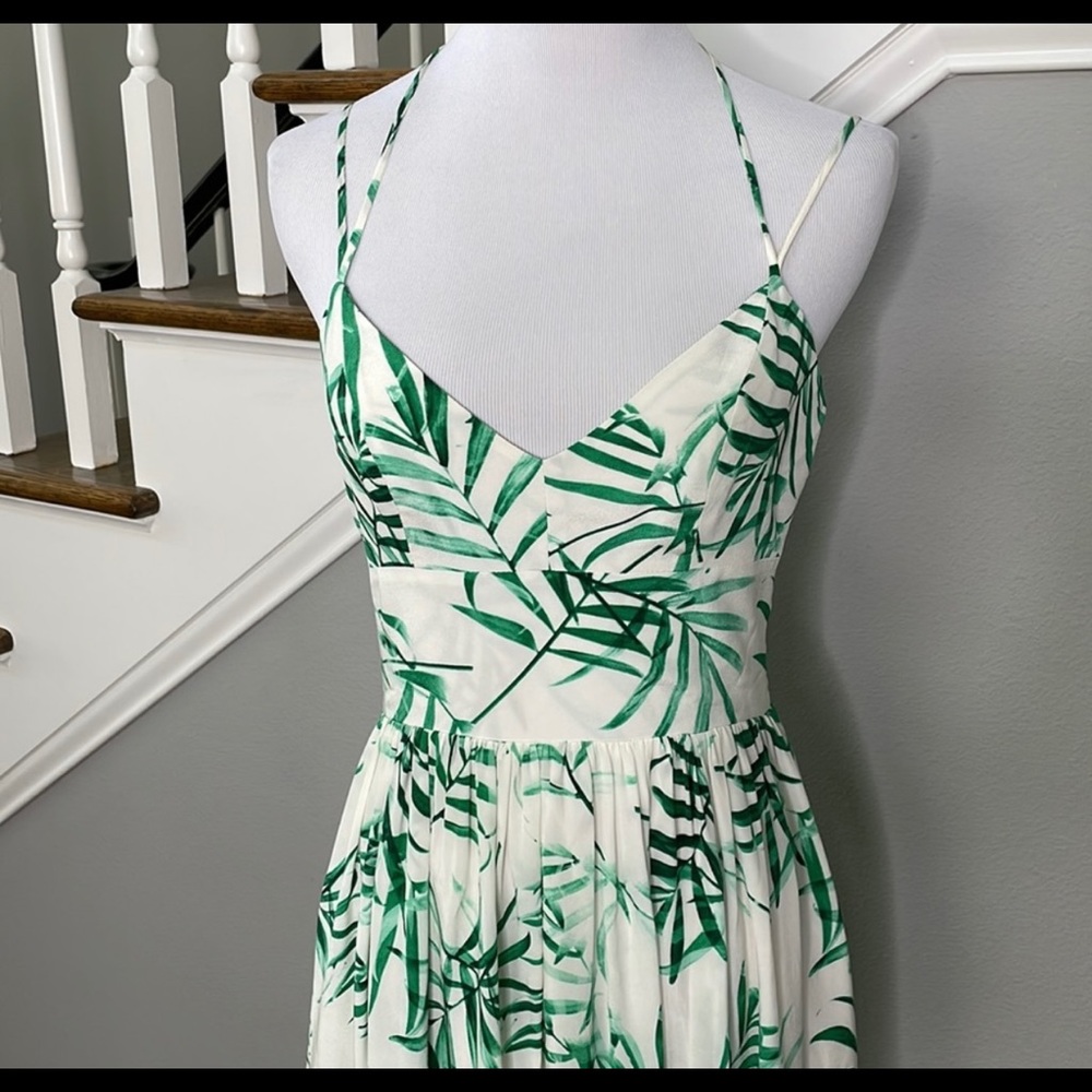 Beautiful Amanda Uprichard palm tree maxi dress, in perfect condition